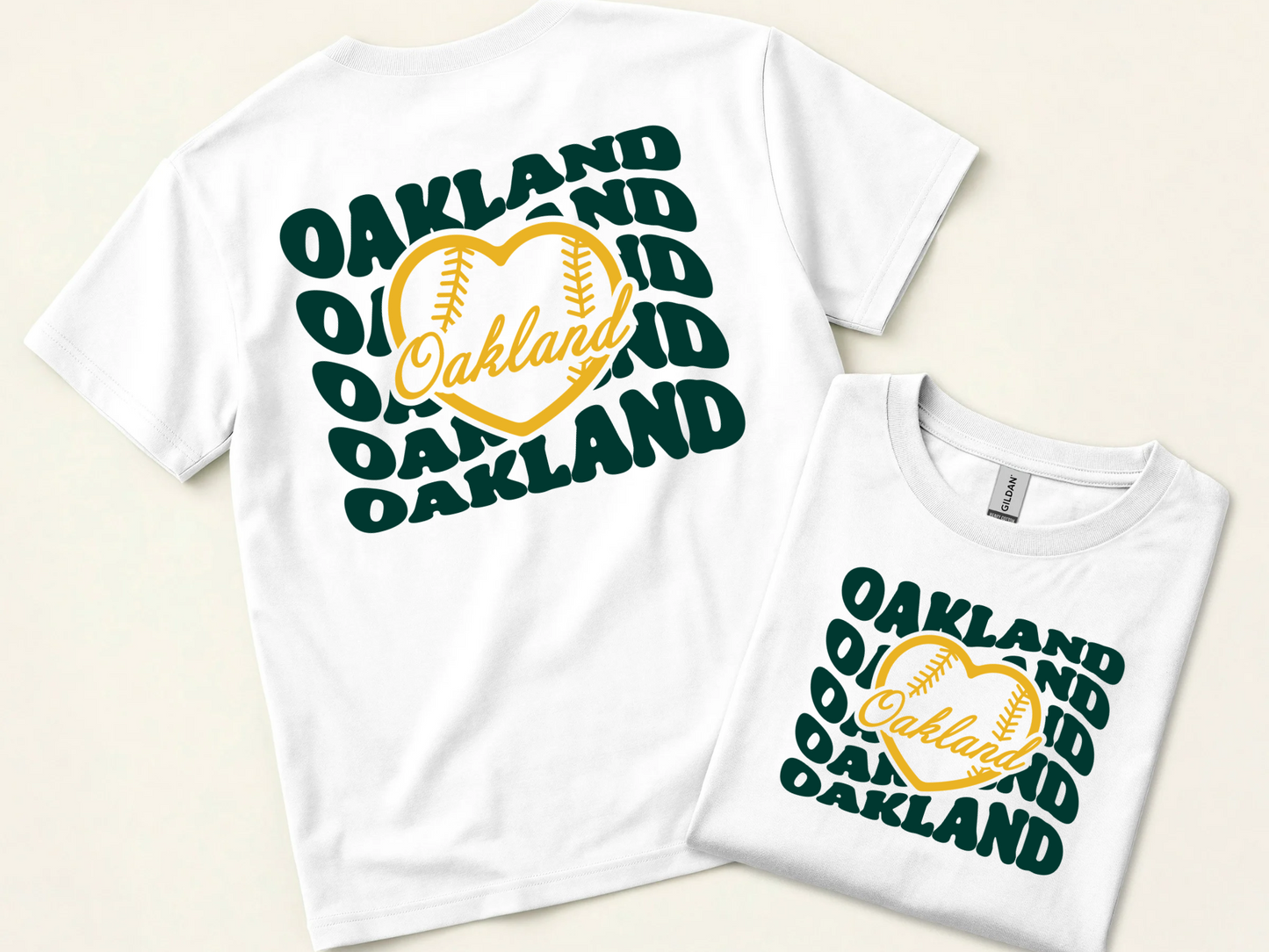 Oakland 💛 Gildan Cotton