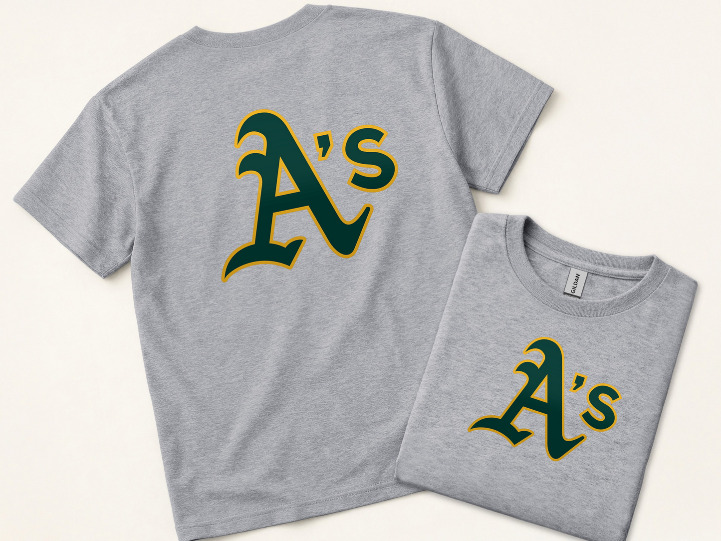 A’s Logo Gildan Cotton