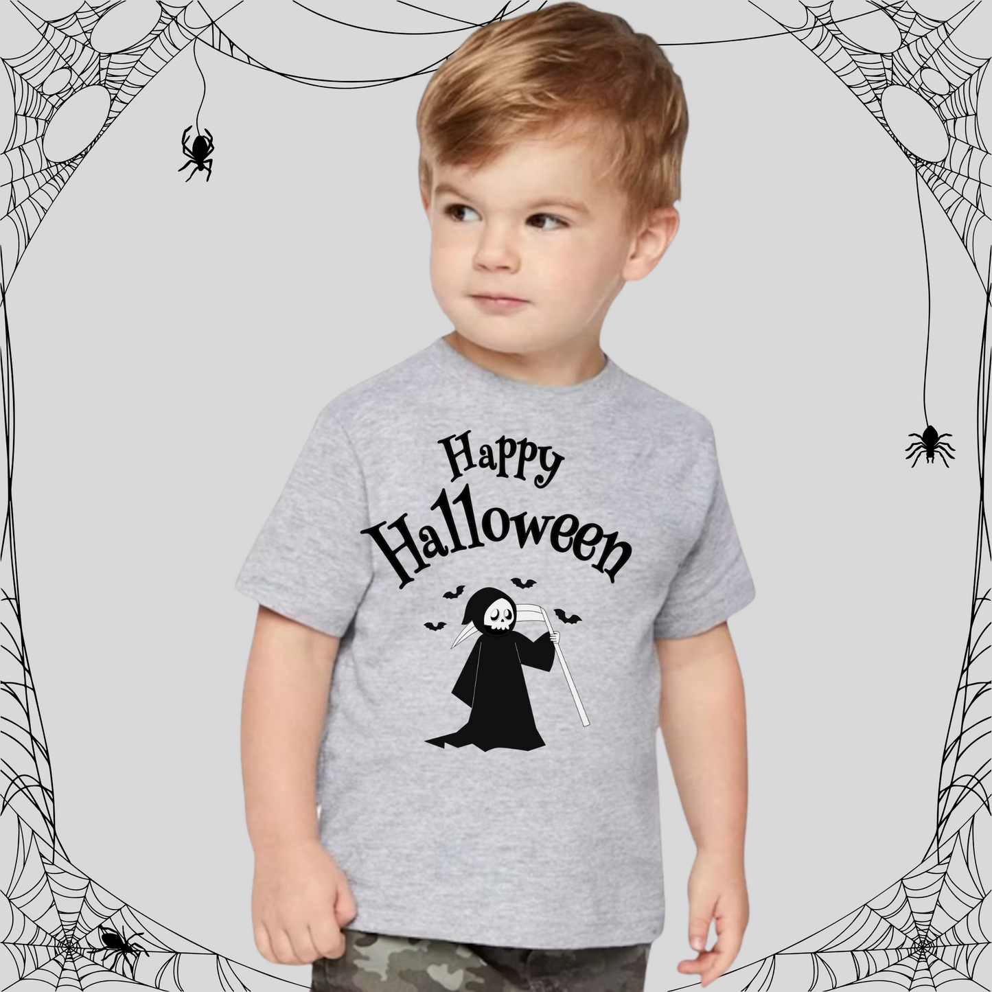 Toddler Happy Halloween Reaper Tee