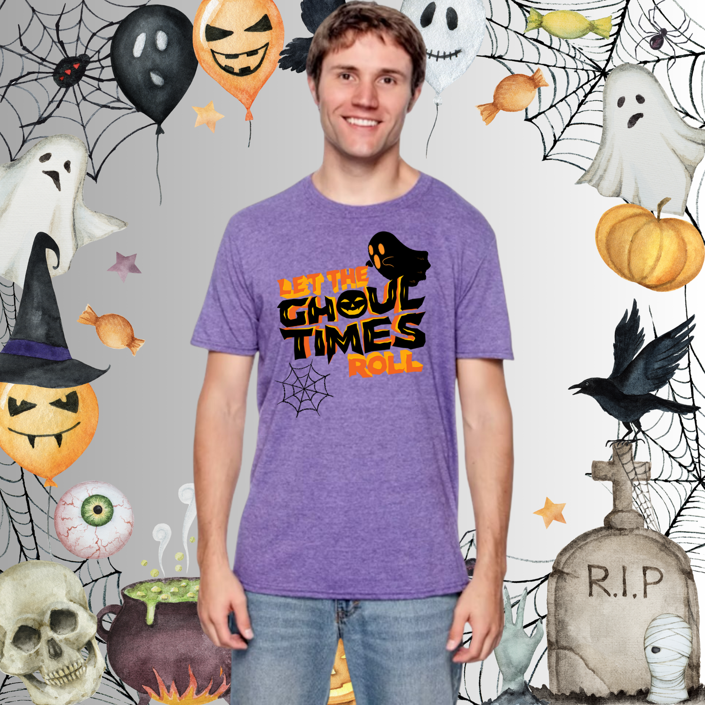 Adult Ghoul Times Roll O/B Tee