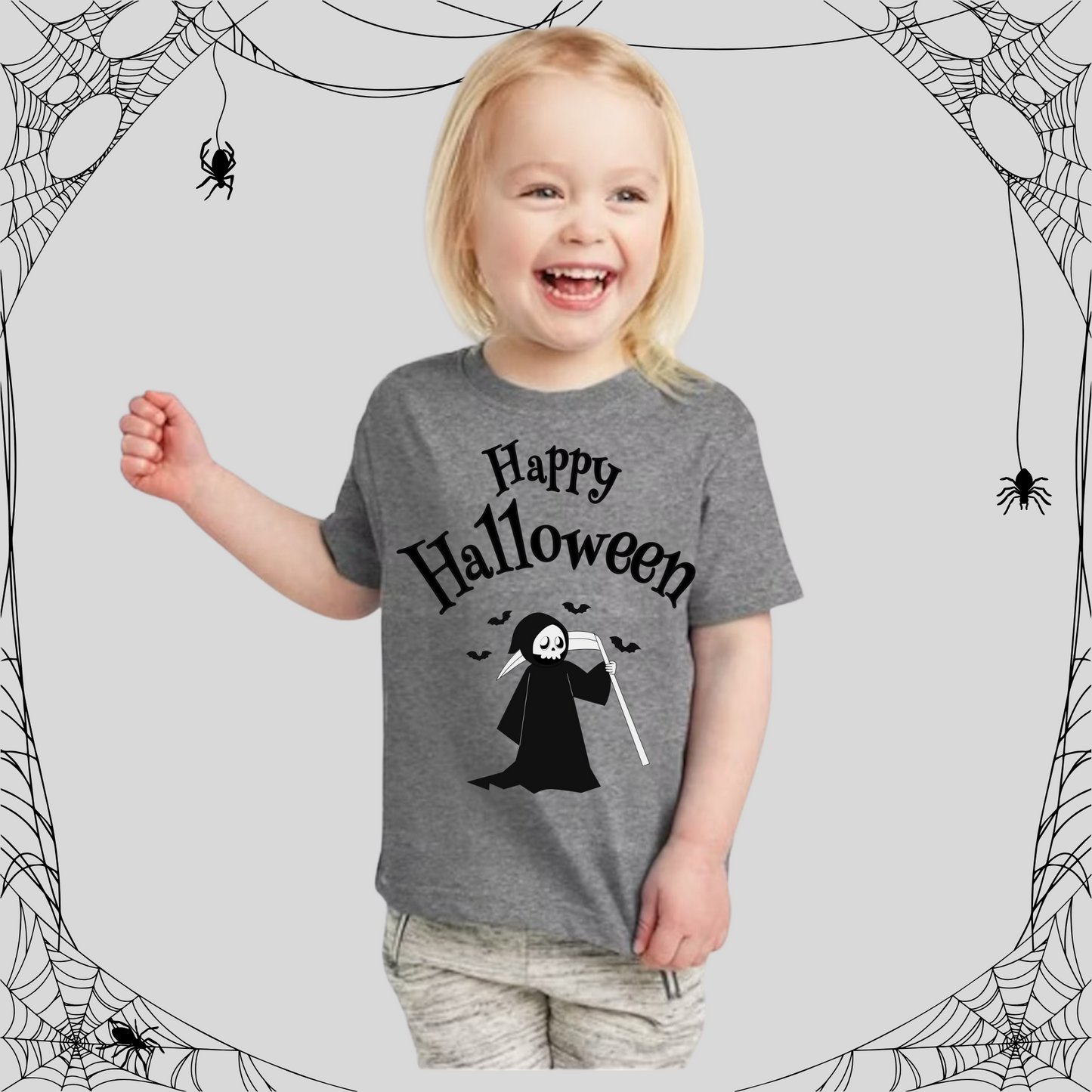 Toddler Happy Halloween Reaper Tee