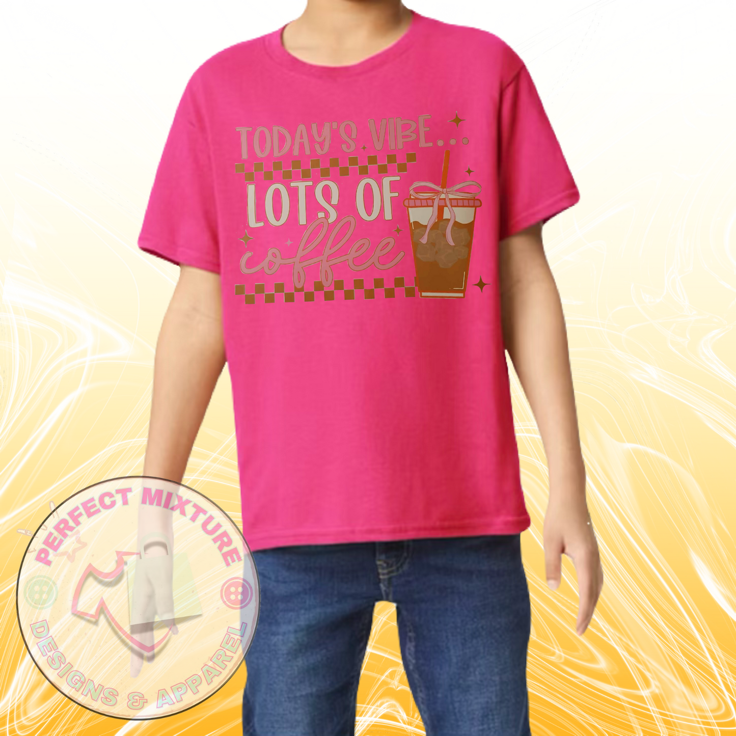 Todays Vibe Coffee Design Tee