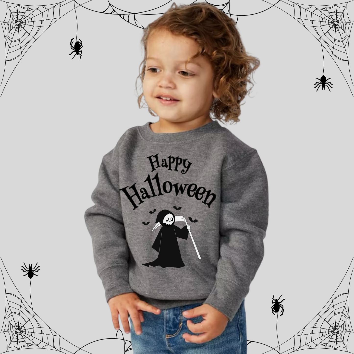 Toddler Happy Halloween Reaper Sweatshirt