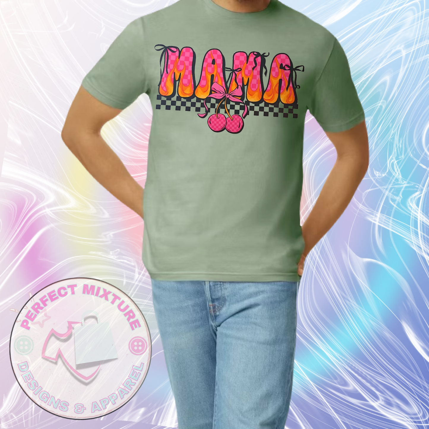 Mama Cherry Design Tee