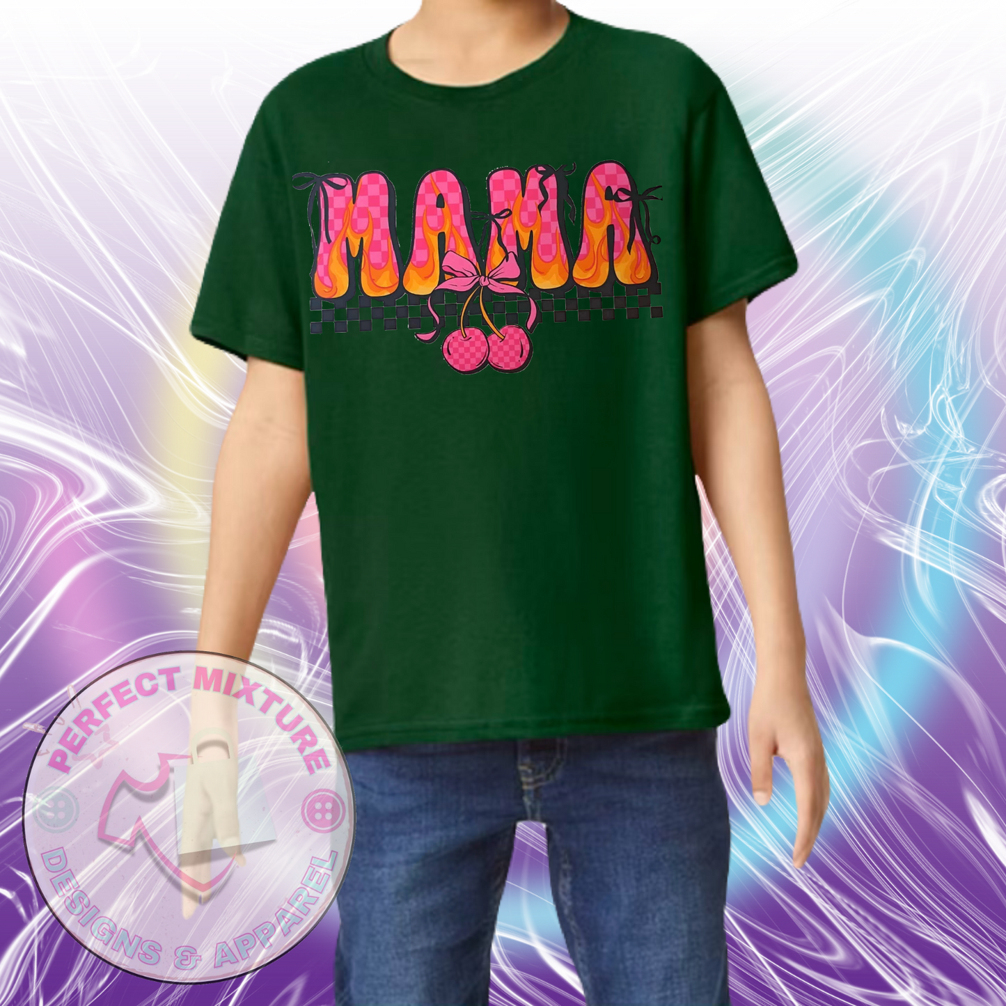 Mama Cherry Design Tee