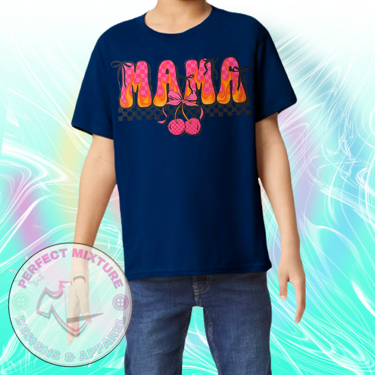 Mama Cherry Design Tee