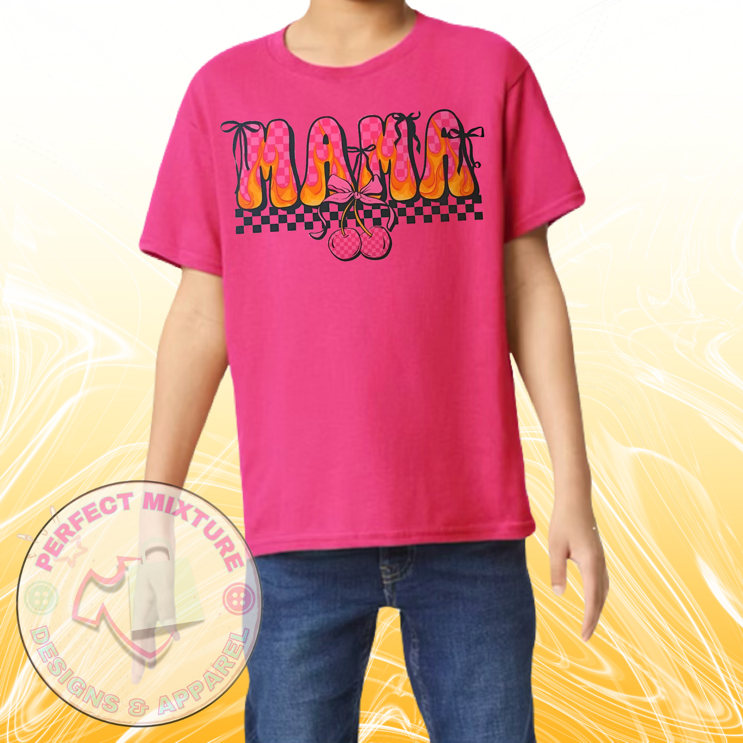 Mama Cherry Design Tee