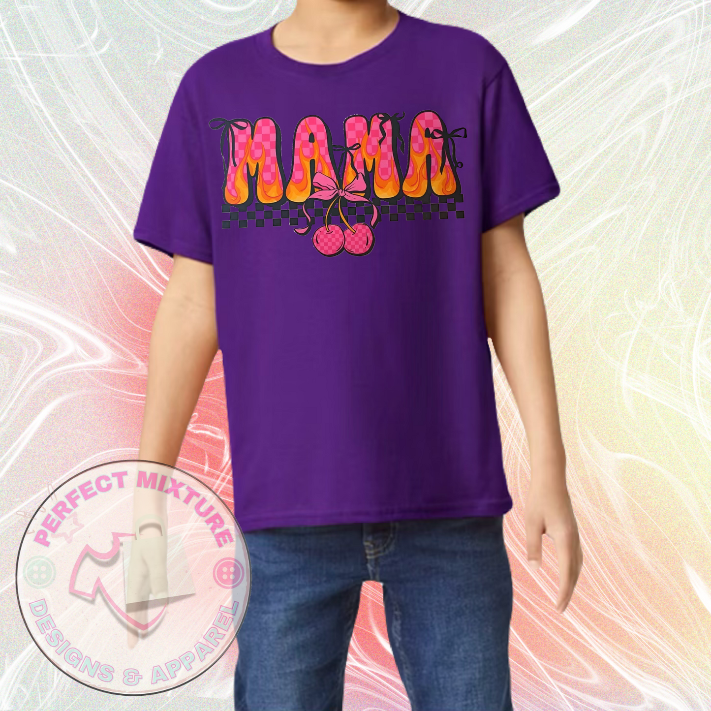 Mama Cherry Design Tee