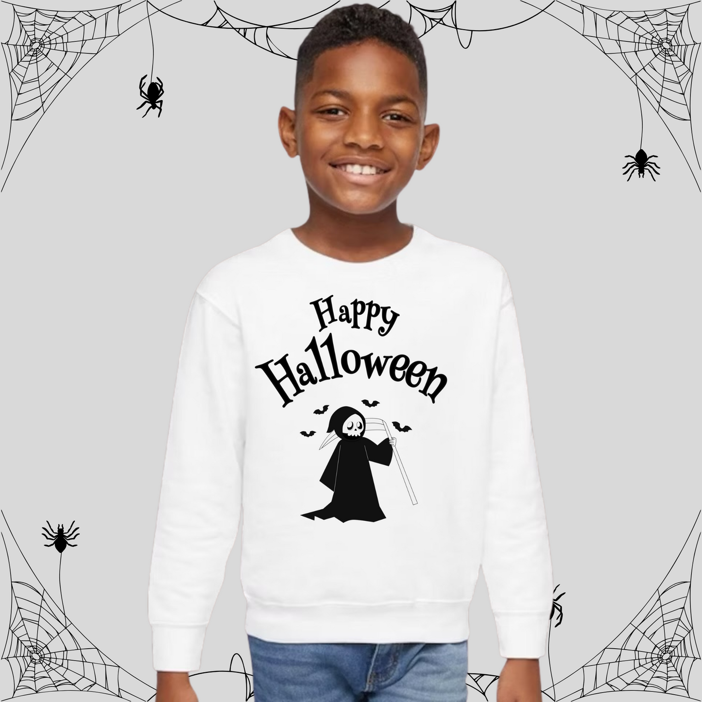 Toddler Happy Halloween Reaper Sweatshirt