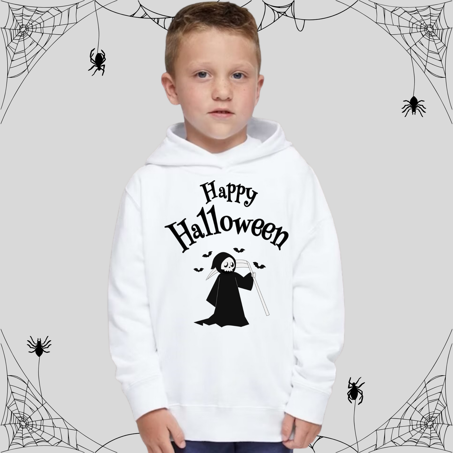 Toddler Happy Halloween Reaper Hoodie