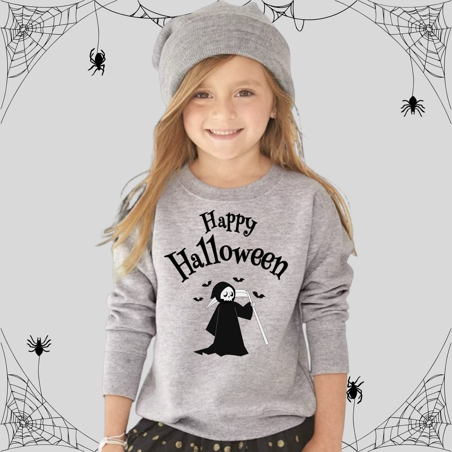 Toddler Happy Halloween Reaper Sweatshirt