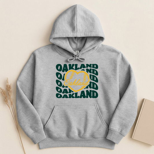 Oakland 💛 Gildan Hoodie Cotton