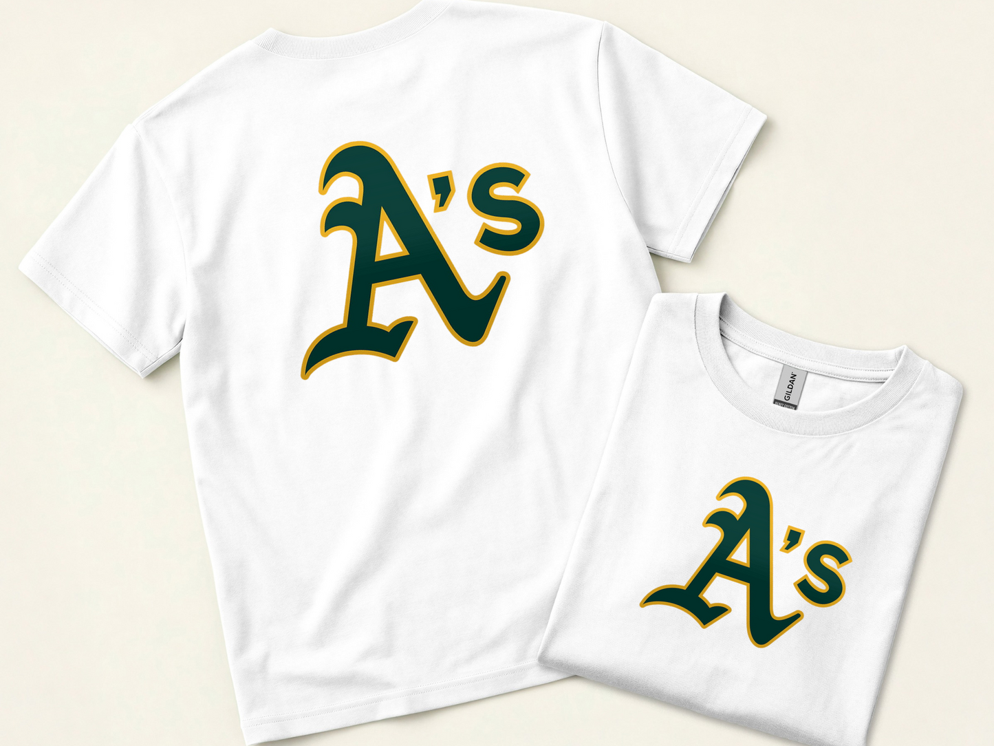 A’s Logo Gildan Cotton