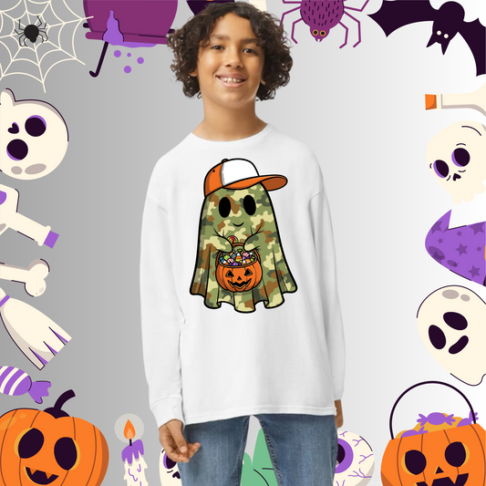 Youth Camo Ghost Long Sleeve