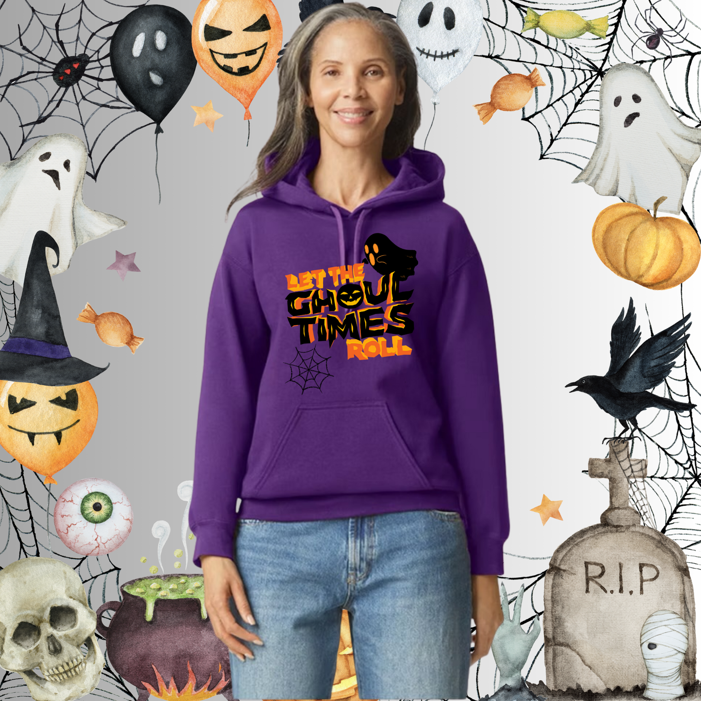 Adult Ghoul Times Roll O/B Hoodie