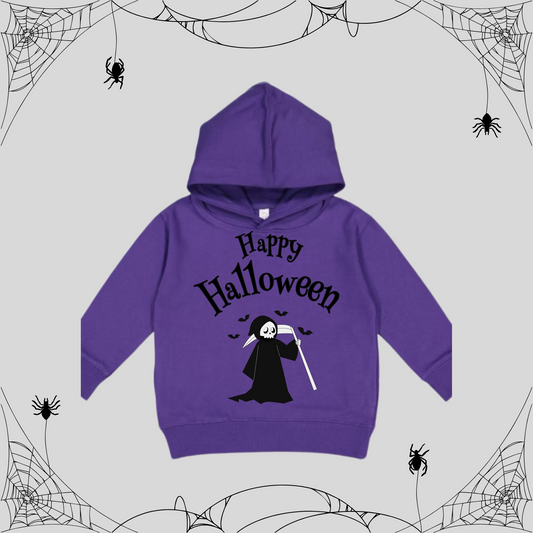 Toddler Happy Halloween Reaper Hoodie