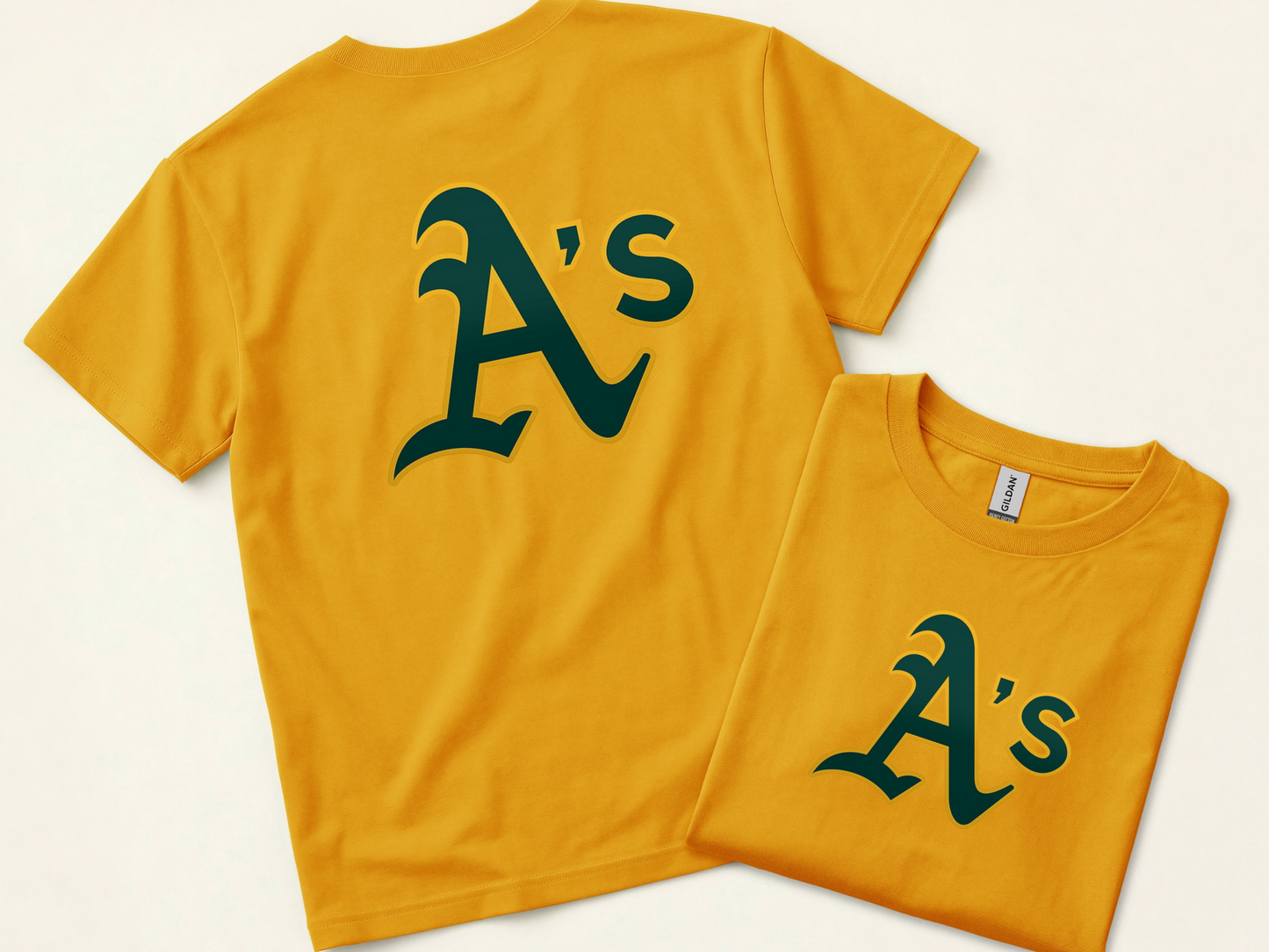 A’s Logo Gildan Cotton
