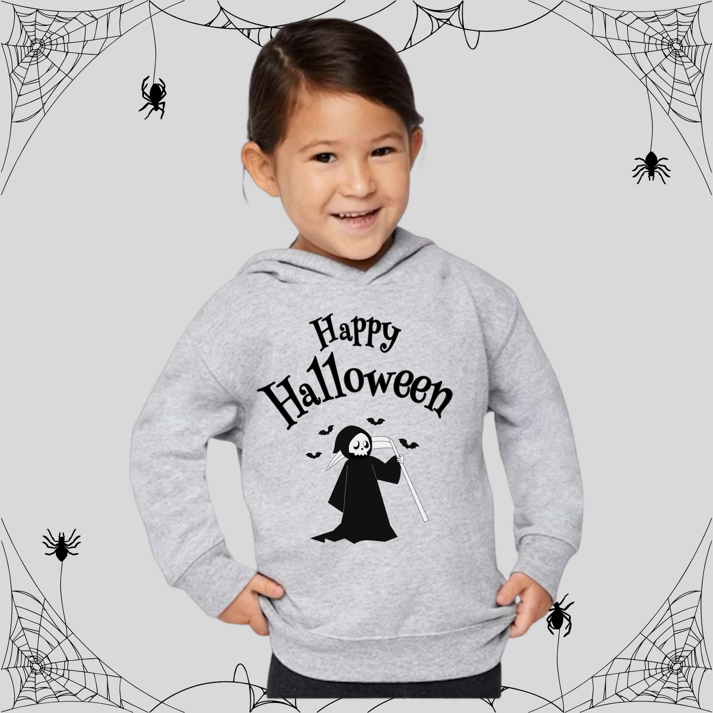 Toddler Happy Halloween Reaper Hoodie