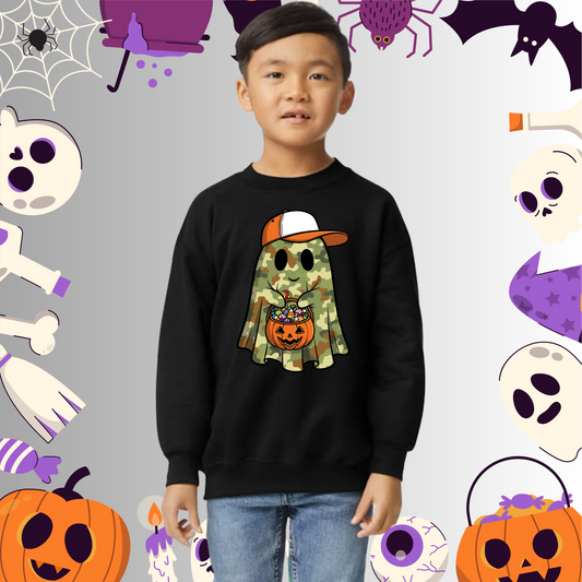 Youth Camo Ghost Sweatshirt