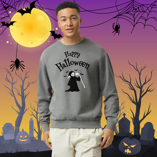 Adult CC Happy Halloween Reaper Sweatshirt