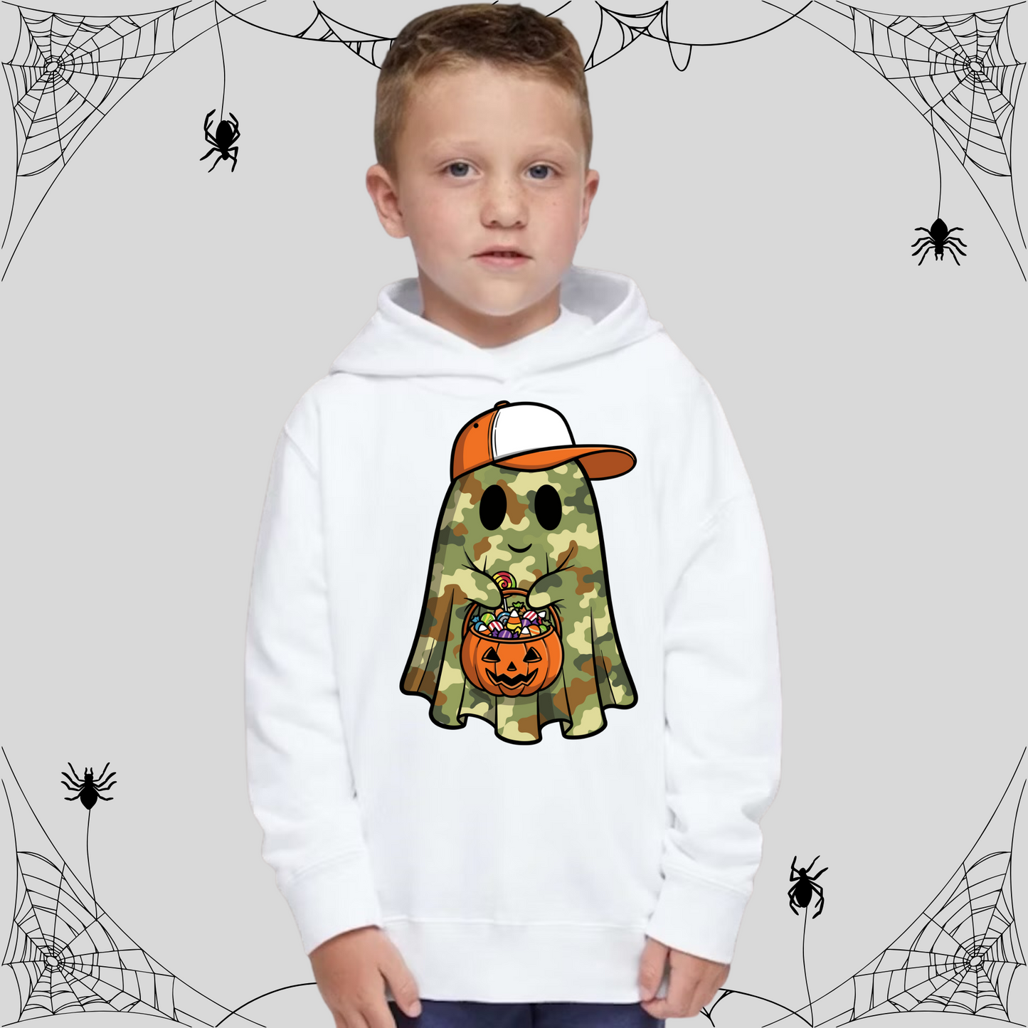 Toddler Camo Ghost Hoodie