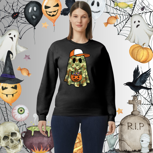 Adult Camo Ghost Sweatshirt
