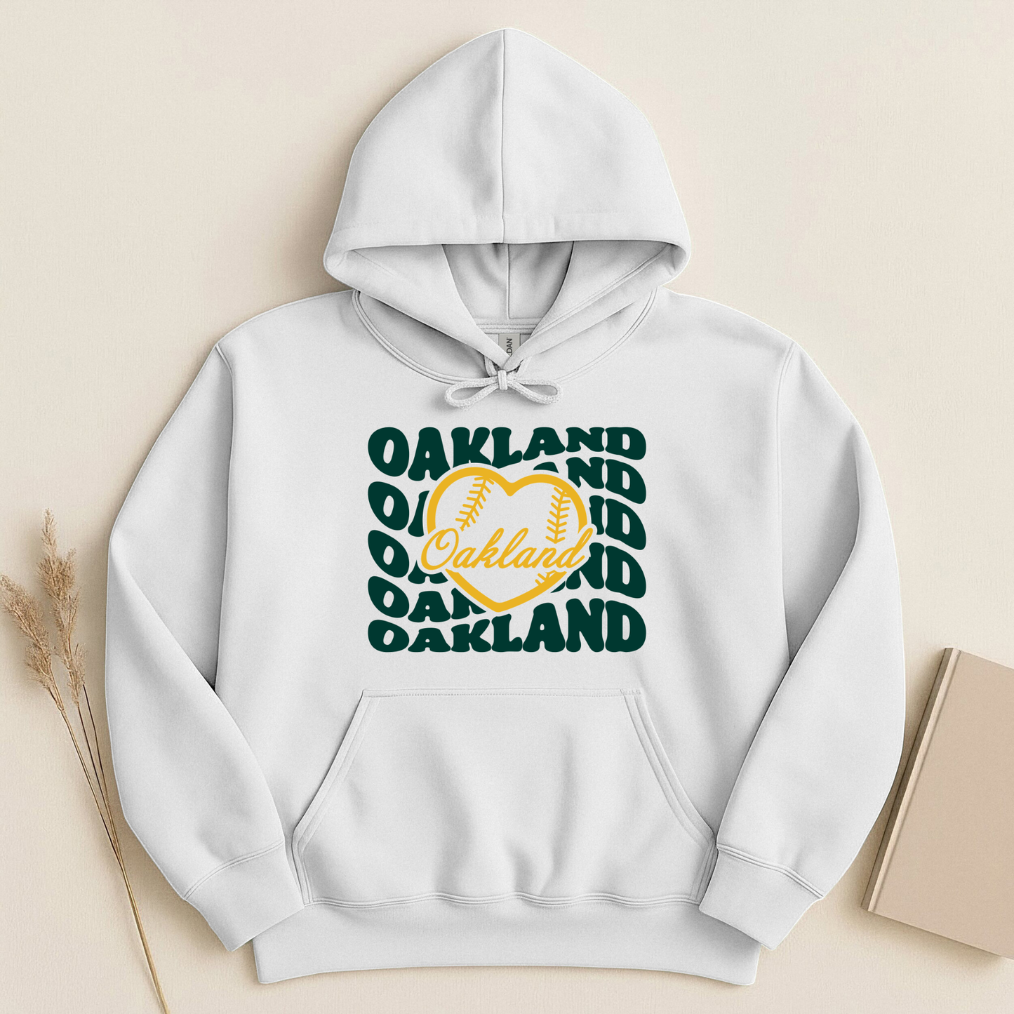 Oakland 💛 Gildan Hoodie Cotton