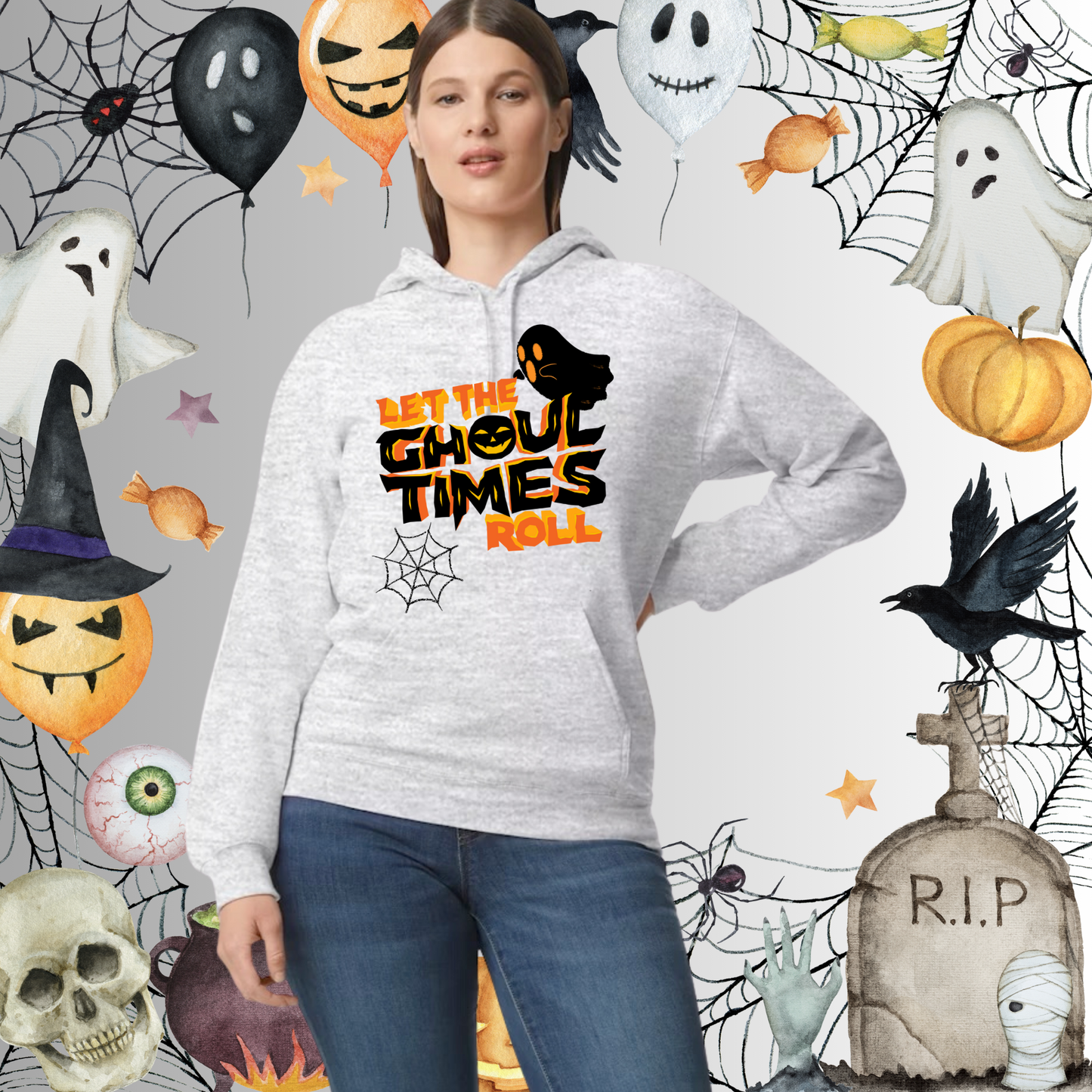 Adult Ghoul Times Roll O/B Hoodie