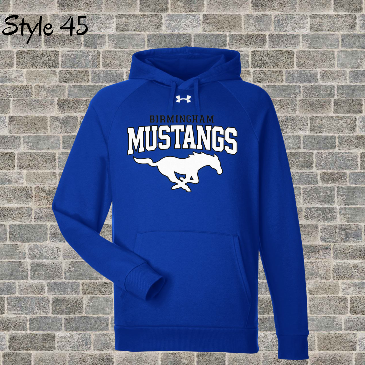 Royal Under Armour Fleece Hoodie