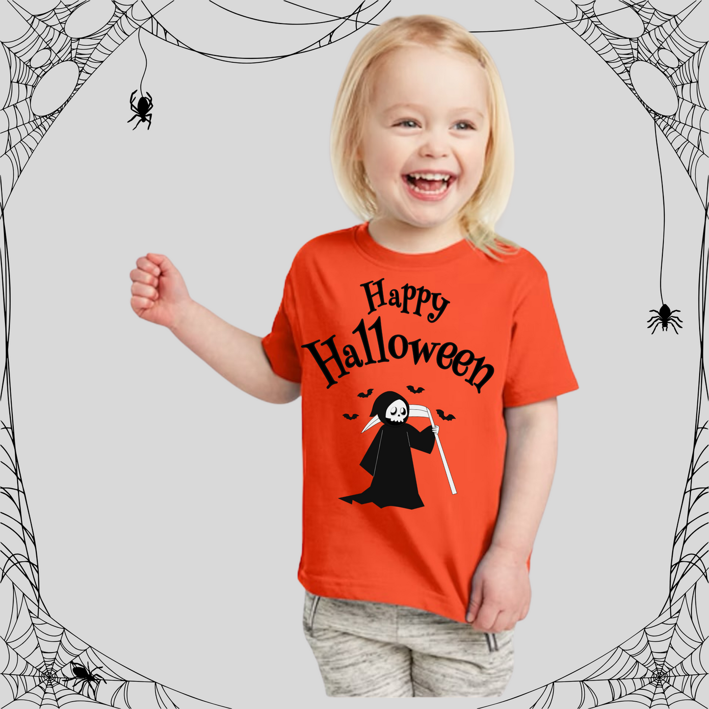 Toddler Happy Halloween Reaper Tee