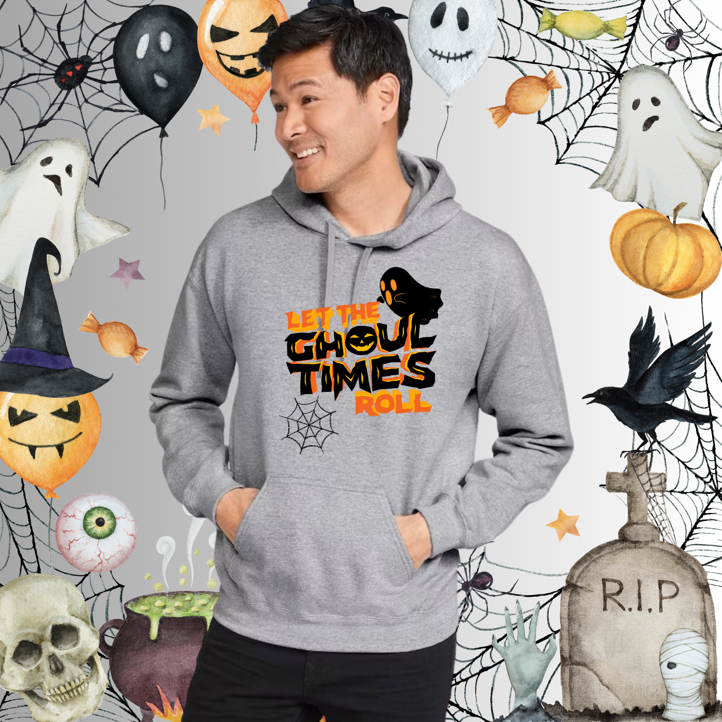 Adult Ghoul Times Roll O/B Hoodie