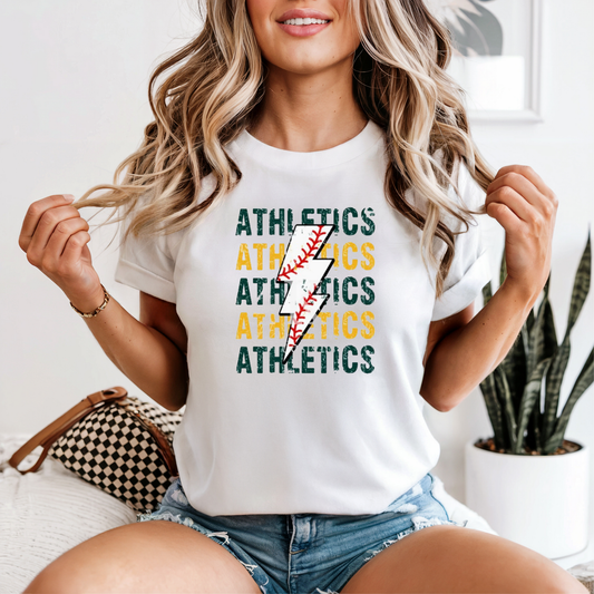 Athletics Lightening Baseball Comfort Colors