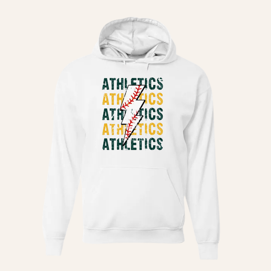 Athletics Lightening Baseball DriFit Hoodie
