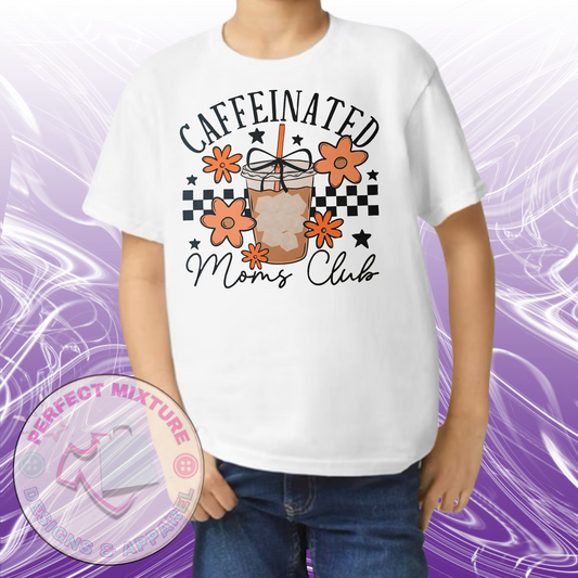 Caffeinated Moms Club Design Tee