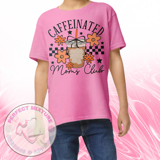Caffeinated Moms Club Design Tee