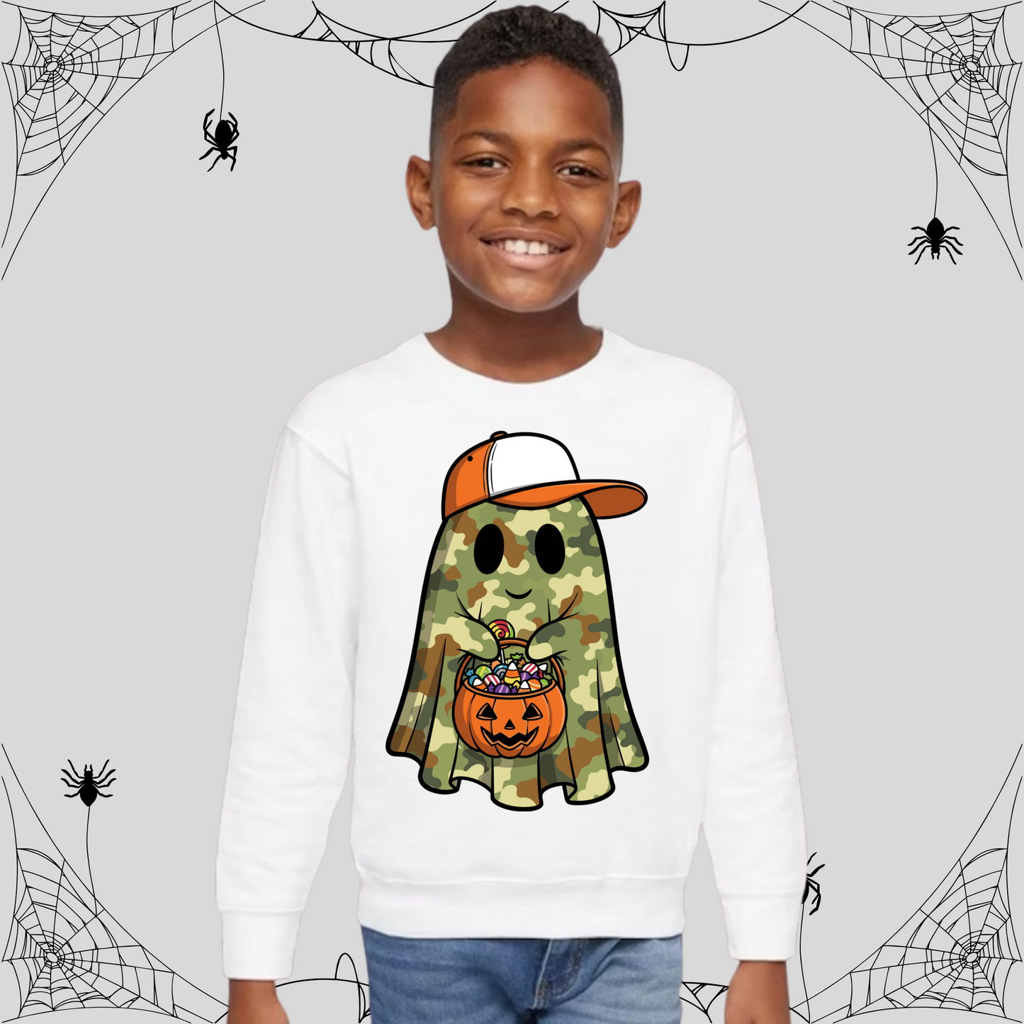 Toddler Camo Ghost Sweatshirt