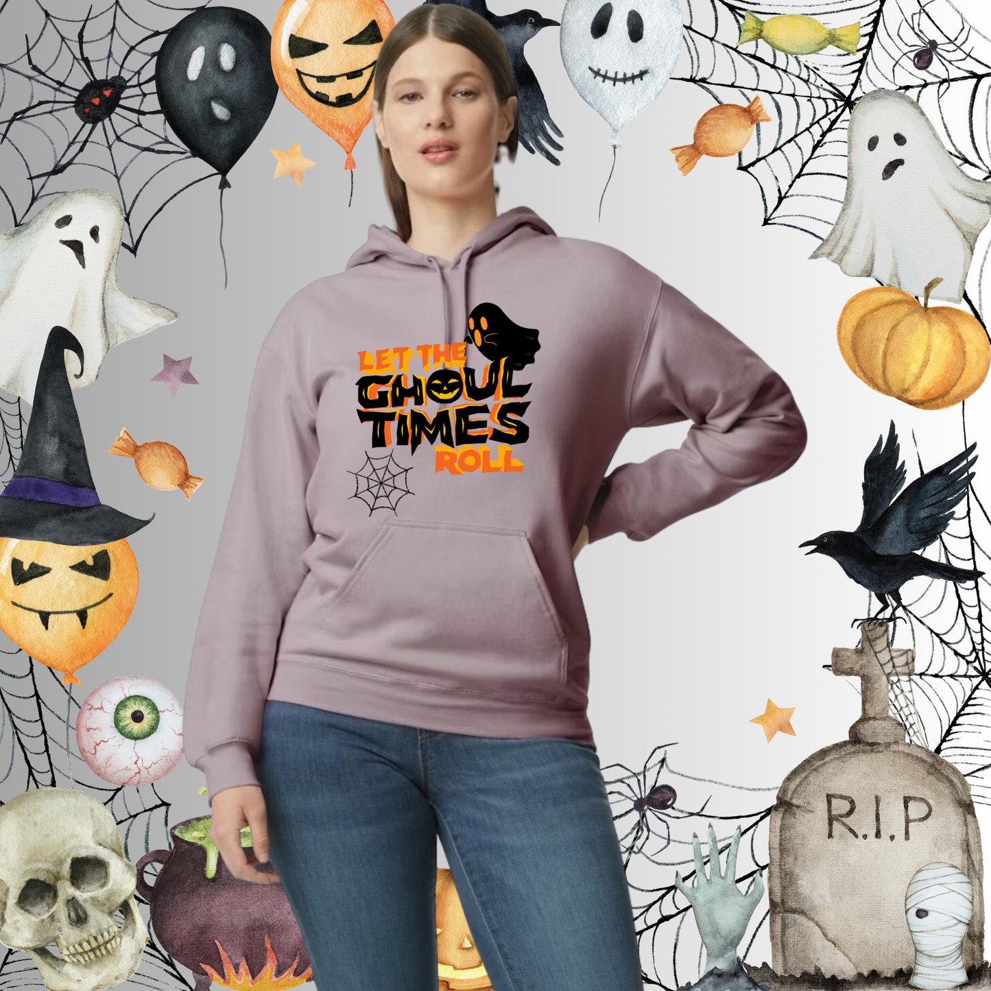 Adult Ghoul Times Roll O/B Hoodie