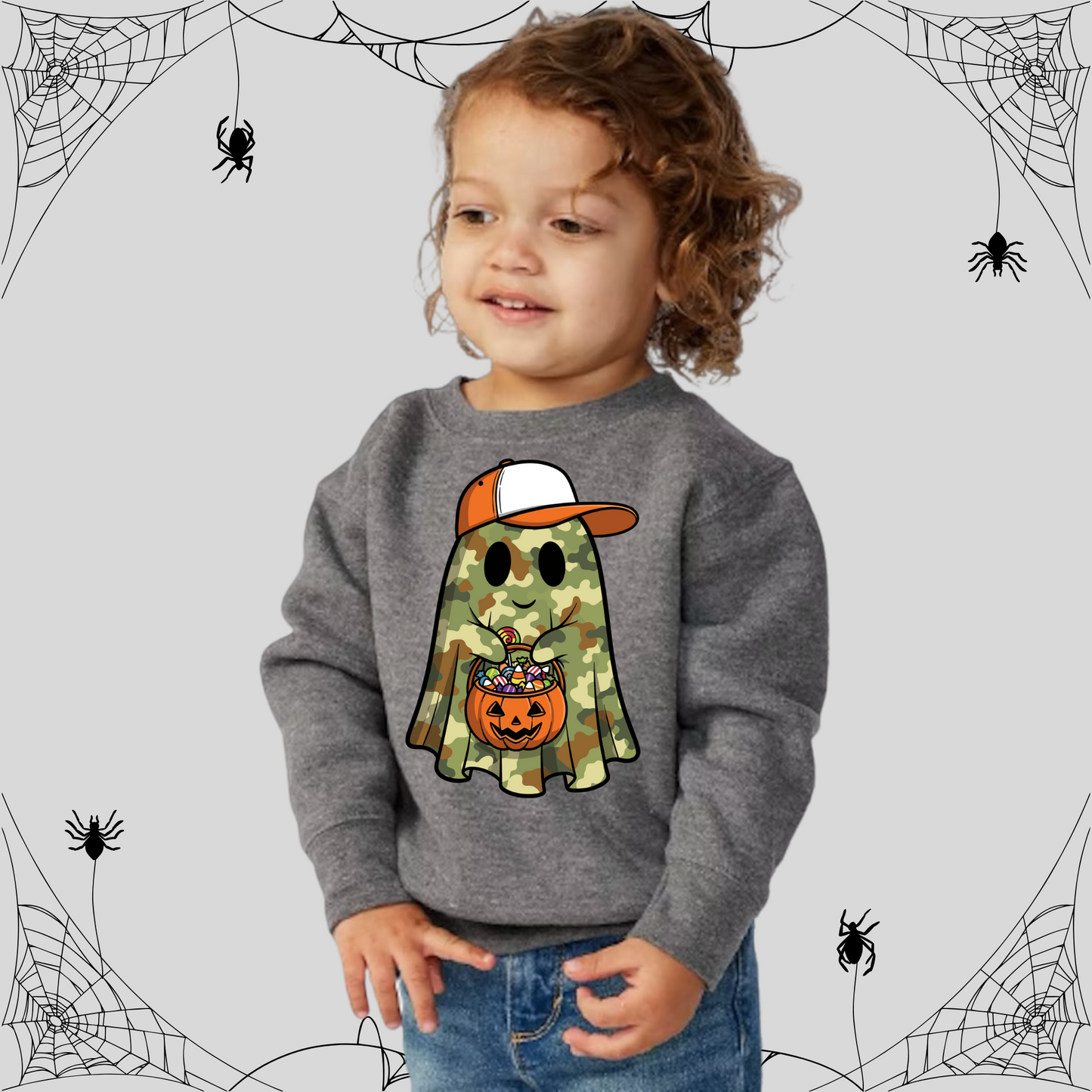 Toddler Camo Ghost Sweatshirt