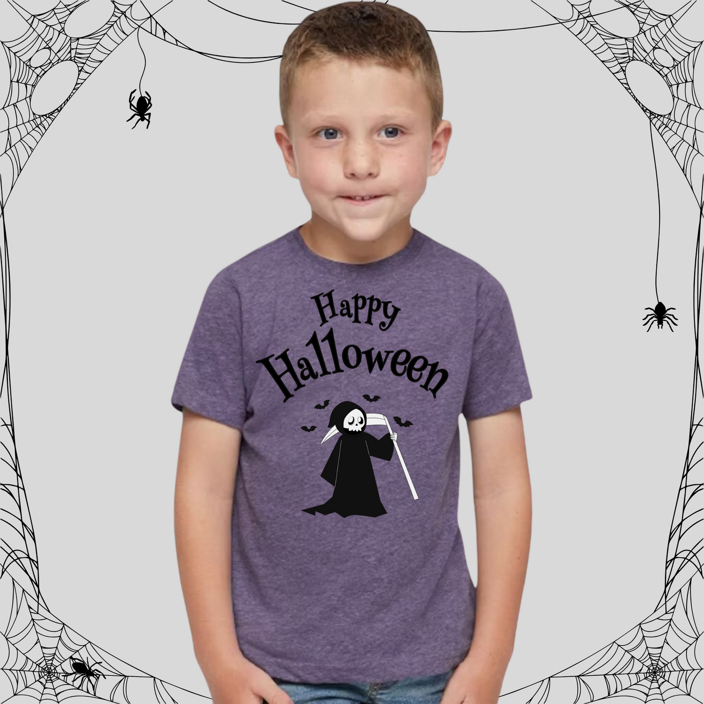 Toddler Happy Halloween Reaper Tee