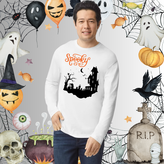 Adult Spooky Halloween Long Sleeve