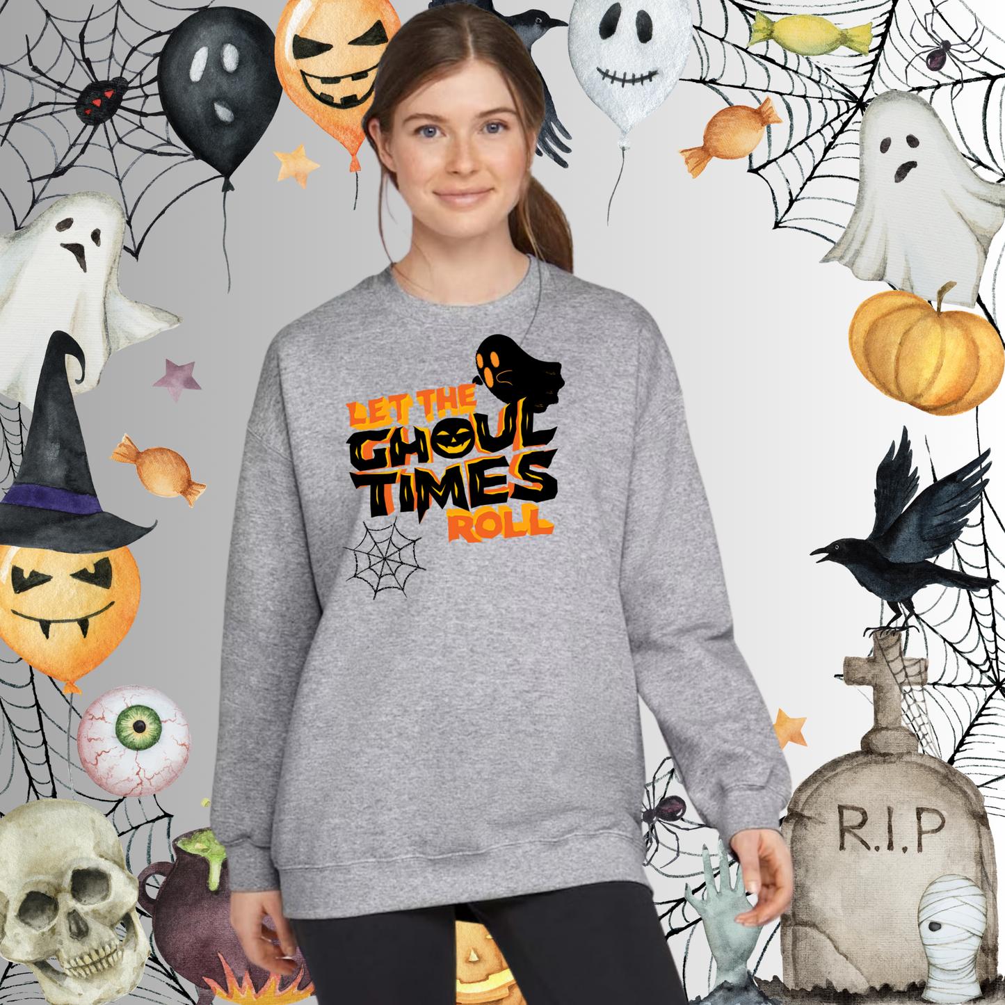 Adult Ghoul Times Roll O/B Sweatshirt