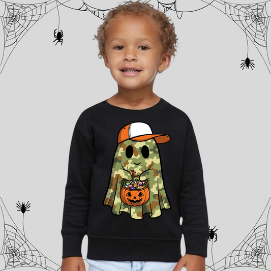 Toddler Camo Ghost Sweatshirt