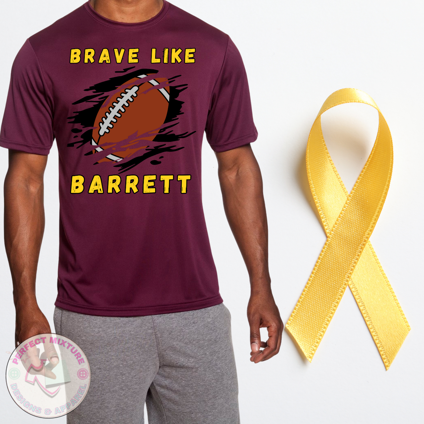 Brave Like Barrett Short Sleeve DriFit Tee