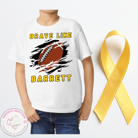 Brave Like Barrett Short Sleeve Cotton Tee