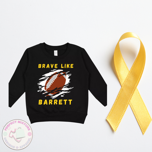 Brave Like Barrett Toddler Hoodie