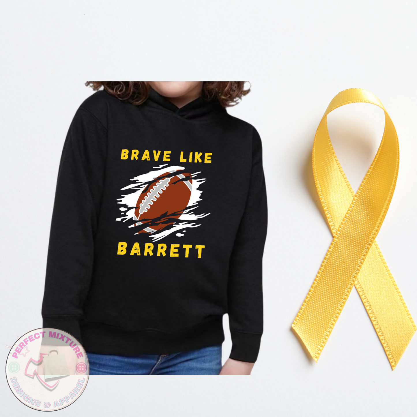 Brave Like Barrett Toddler Long Sleeve Cotton Tee
