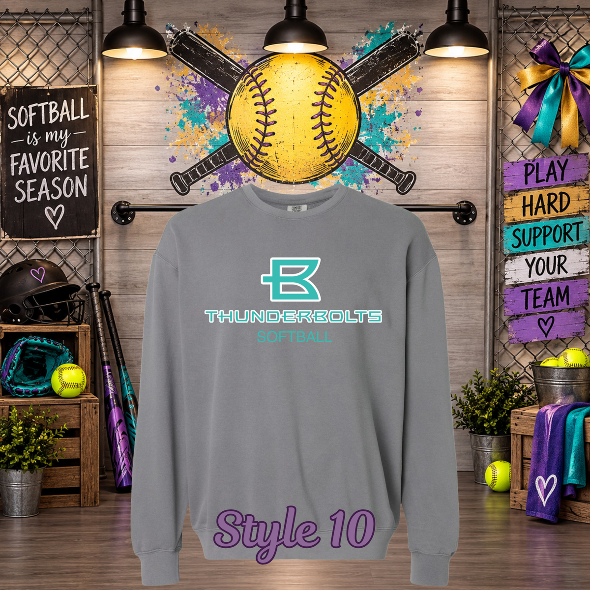 Comfort Color Crew Neck Sweatshirt