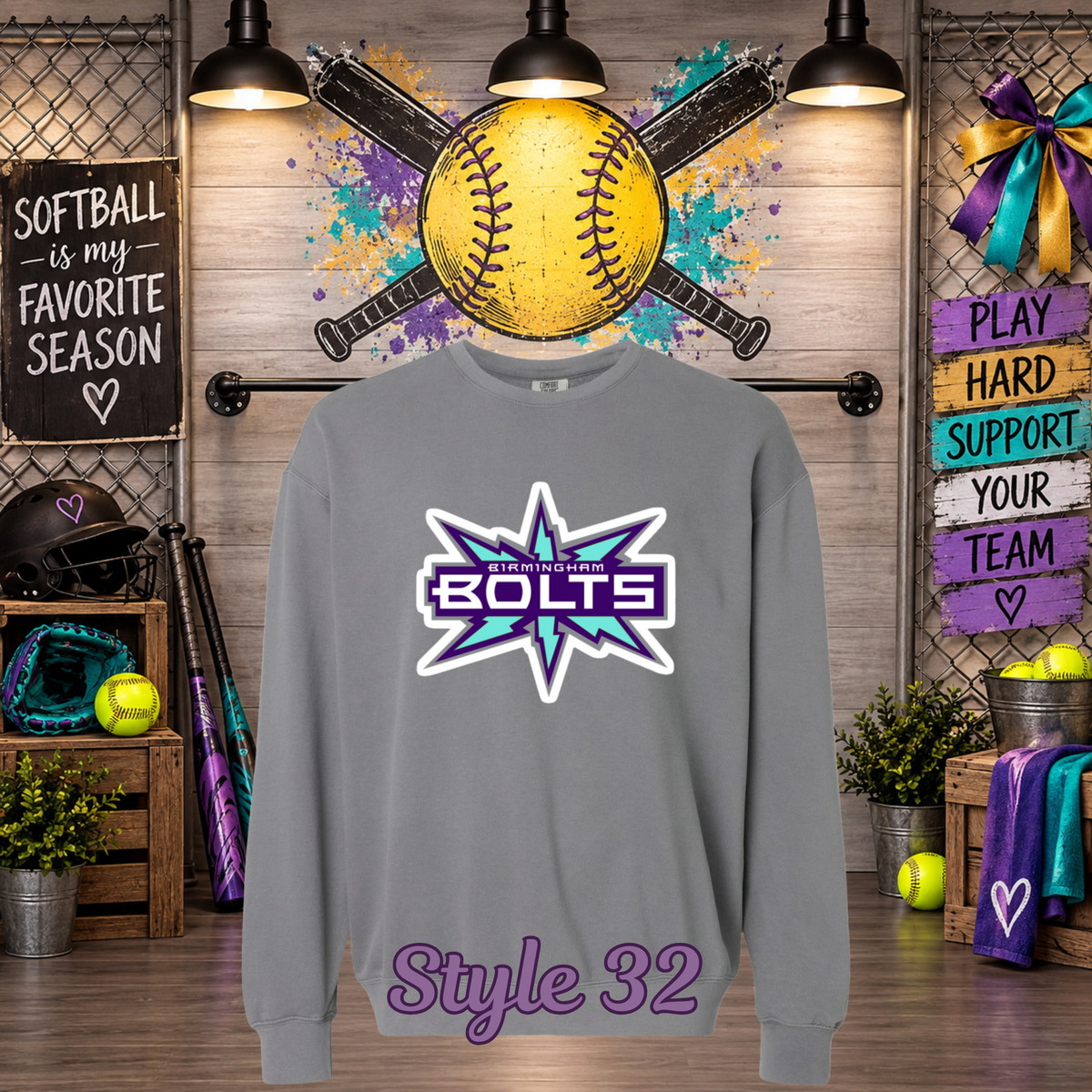 Comfort Color Crew Neck Sweatshirt