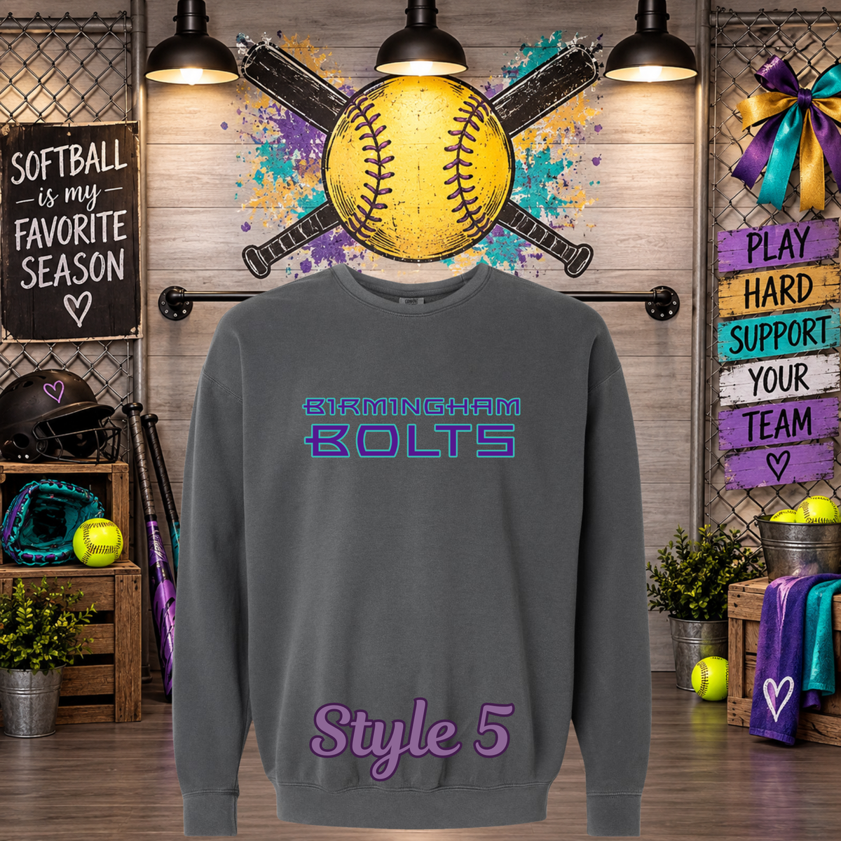 Comfort Color Crew Neck Sweatshirt