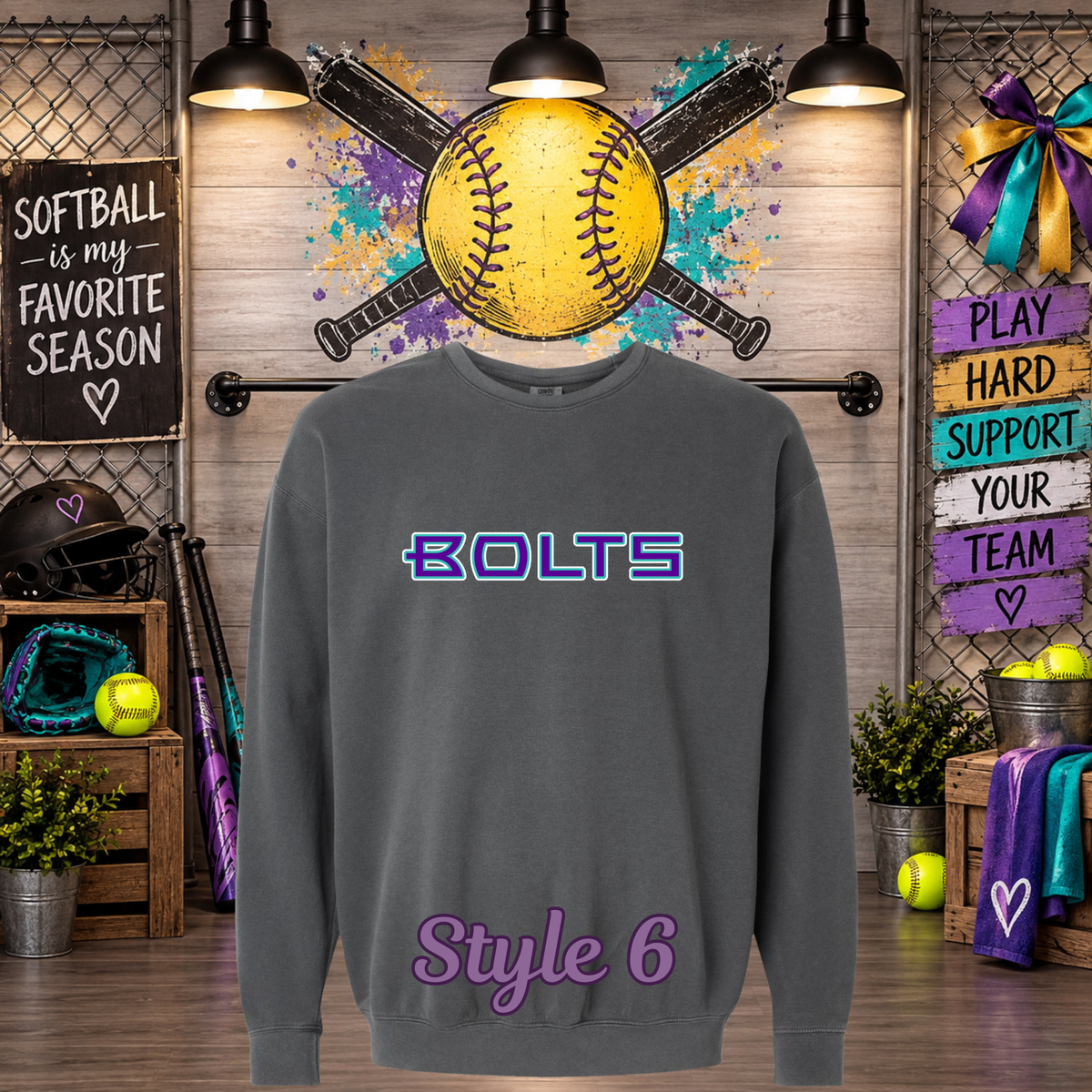 Comfort Color Crew Neck Sweatshirt